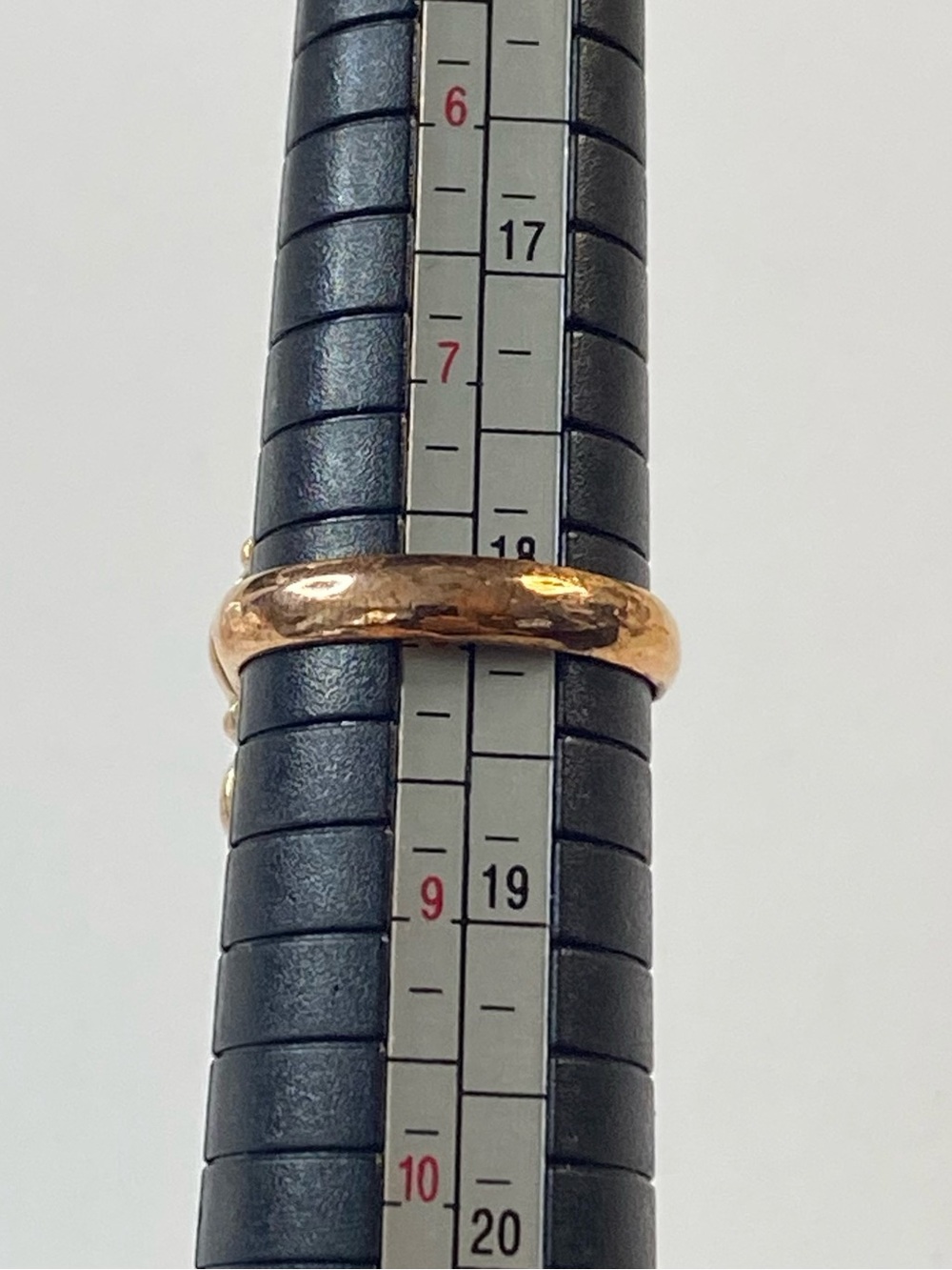 Kingman Mohave Turquoise Solid Copper Southwest Style Ring 7.75-8 - Picture 5 of 6